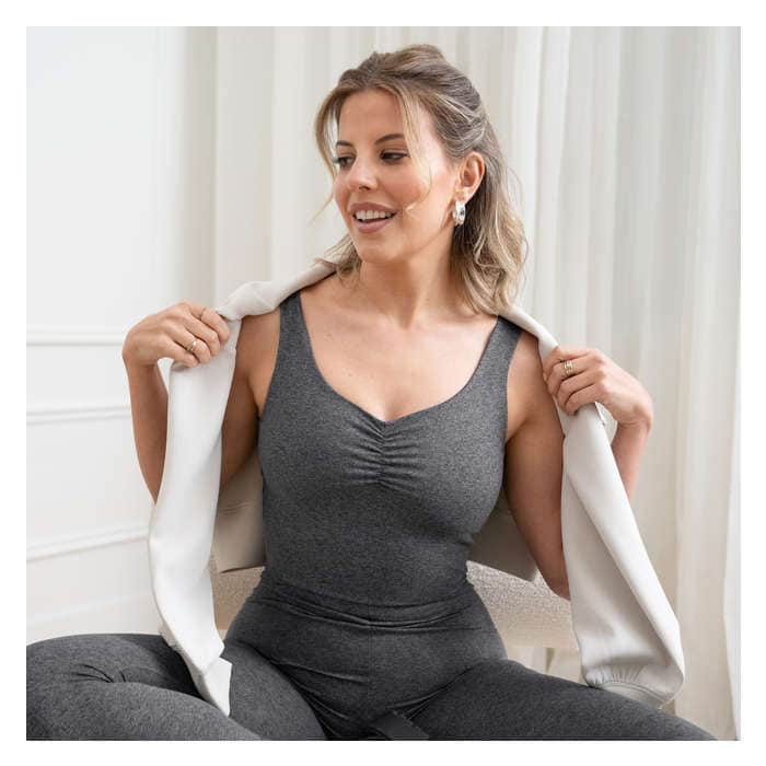 Women's Active Jumpsuit - Charcoal Mix